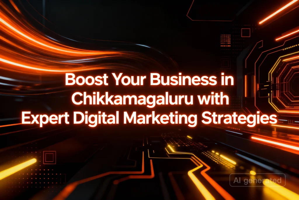 A digital marketing expert analyzing online business growth data for companies in Chikkamagaluru