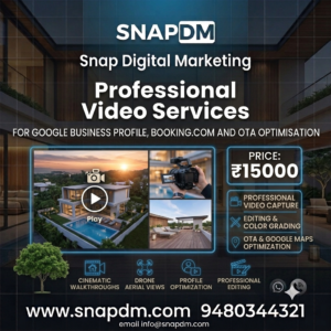 Professional Video Production Services for Hotels, Resorts, Businesses and Brands | Snap Digital Marketing