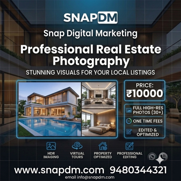 Professional Photography Services for Hotels, Resorts, Homestays, Restaurants, Products and Businesses | Snap Digital Marketing