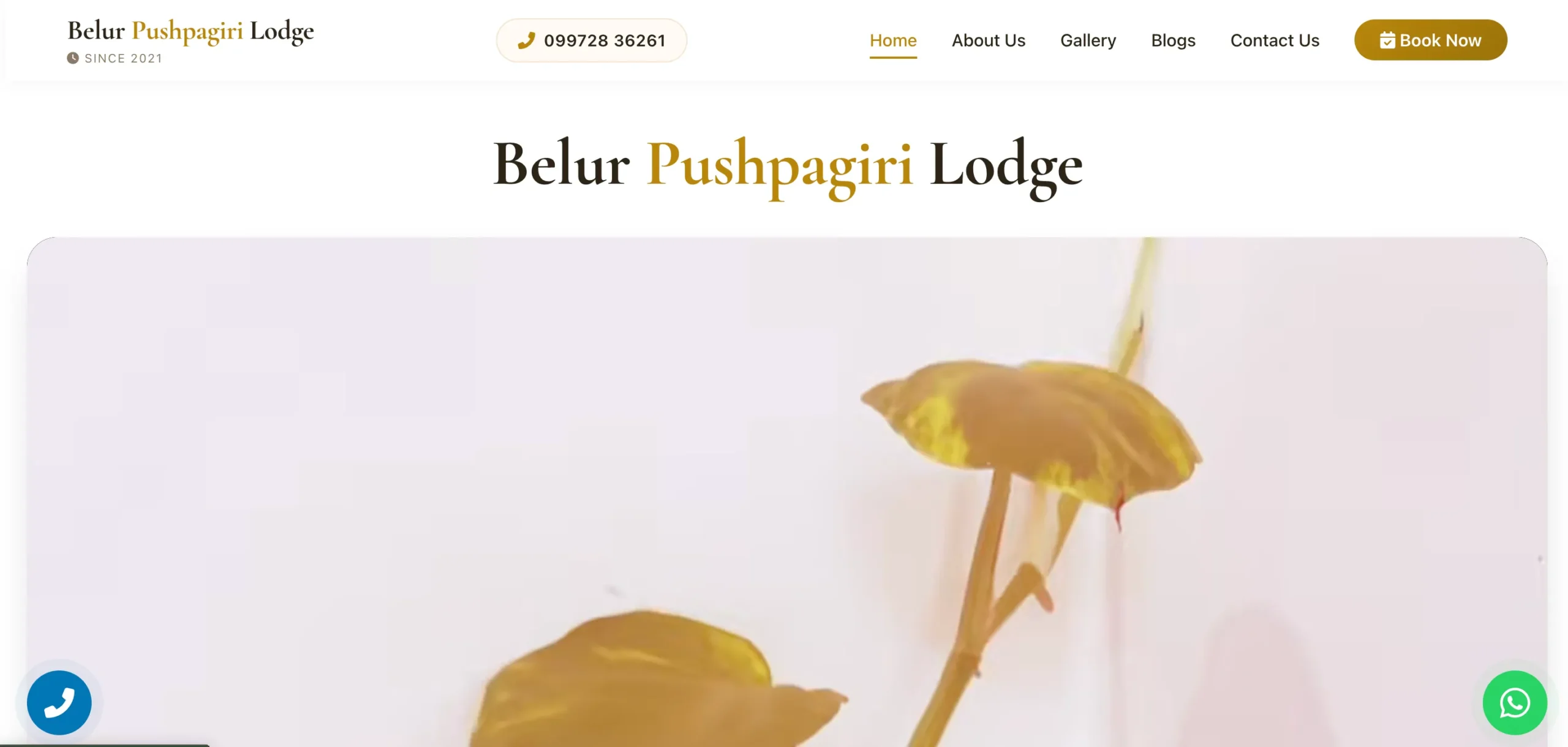 Belur Pushpagiri Lodge