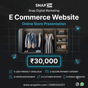 Professional E-Commerce Website Design & Development with WooCommerce, SEO Optimization and Secure Online Payments | Snap Digital Marketing
